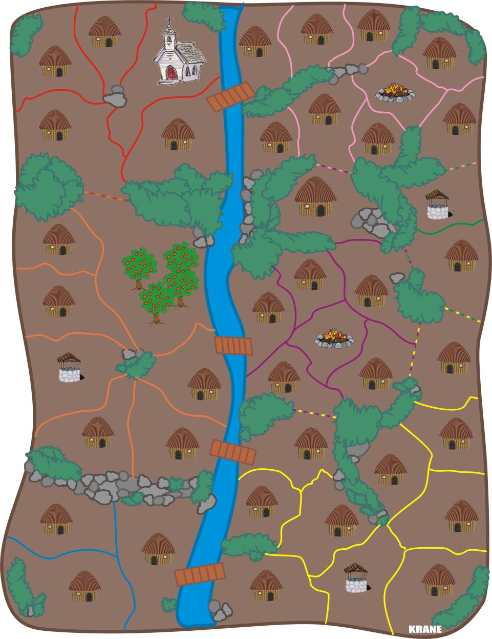 the map